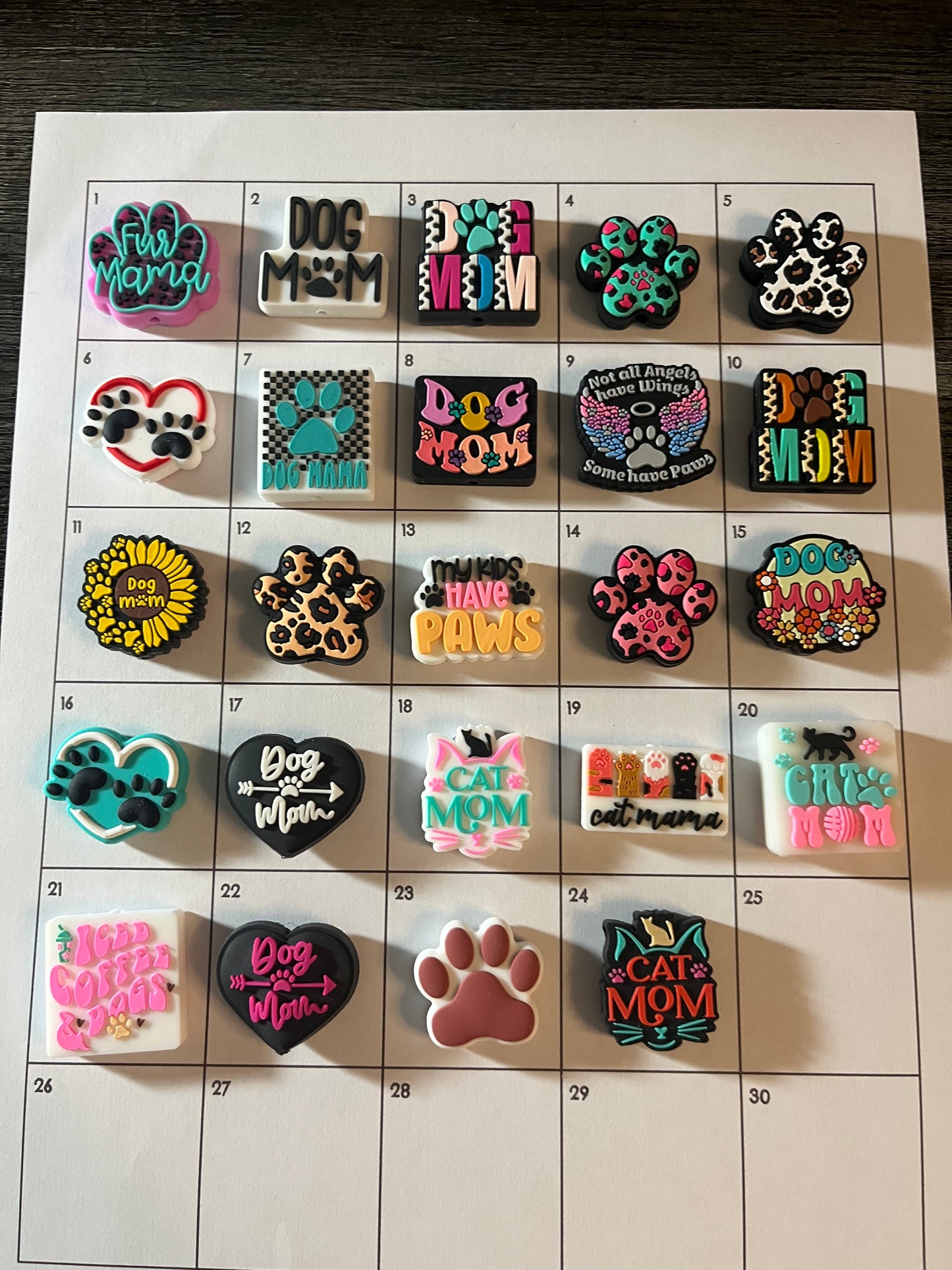 Custom Beaded Bar Keychains
