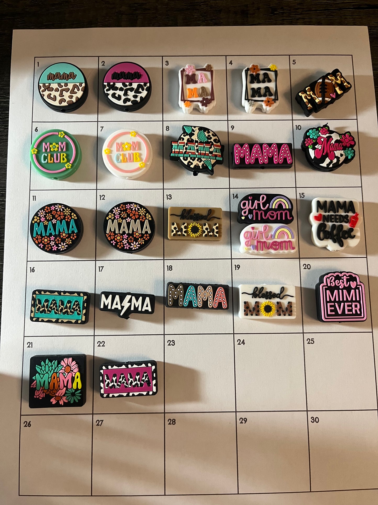 Custom Beaded Bar Keychains