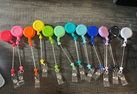 Custom Beaded Badge Reels